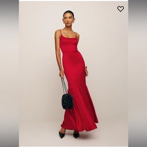 BNWT Reformation Nasha satin dress
